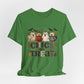 Faux Quilted Halloween Chick or Treat T‑Shirt