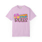 Fifth Grade Rules T-Shirt, Fun Shirt, Unisex Garment-Dyed Tee, Back to School Top, Teacher Gift