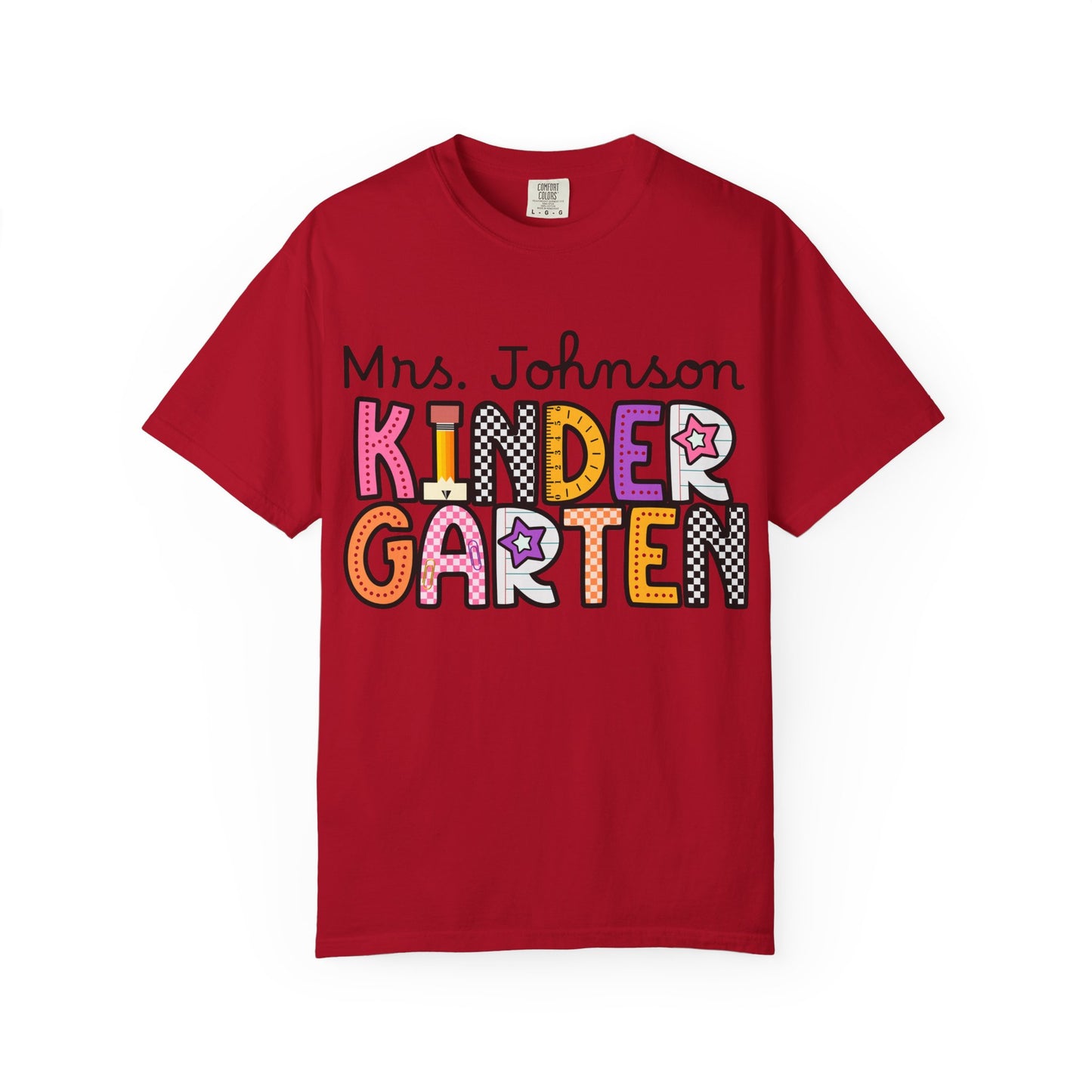 Personalized Kindergarten Teacher T-Shirt