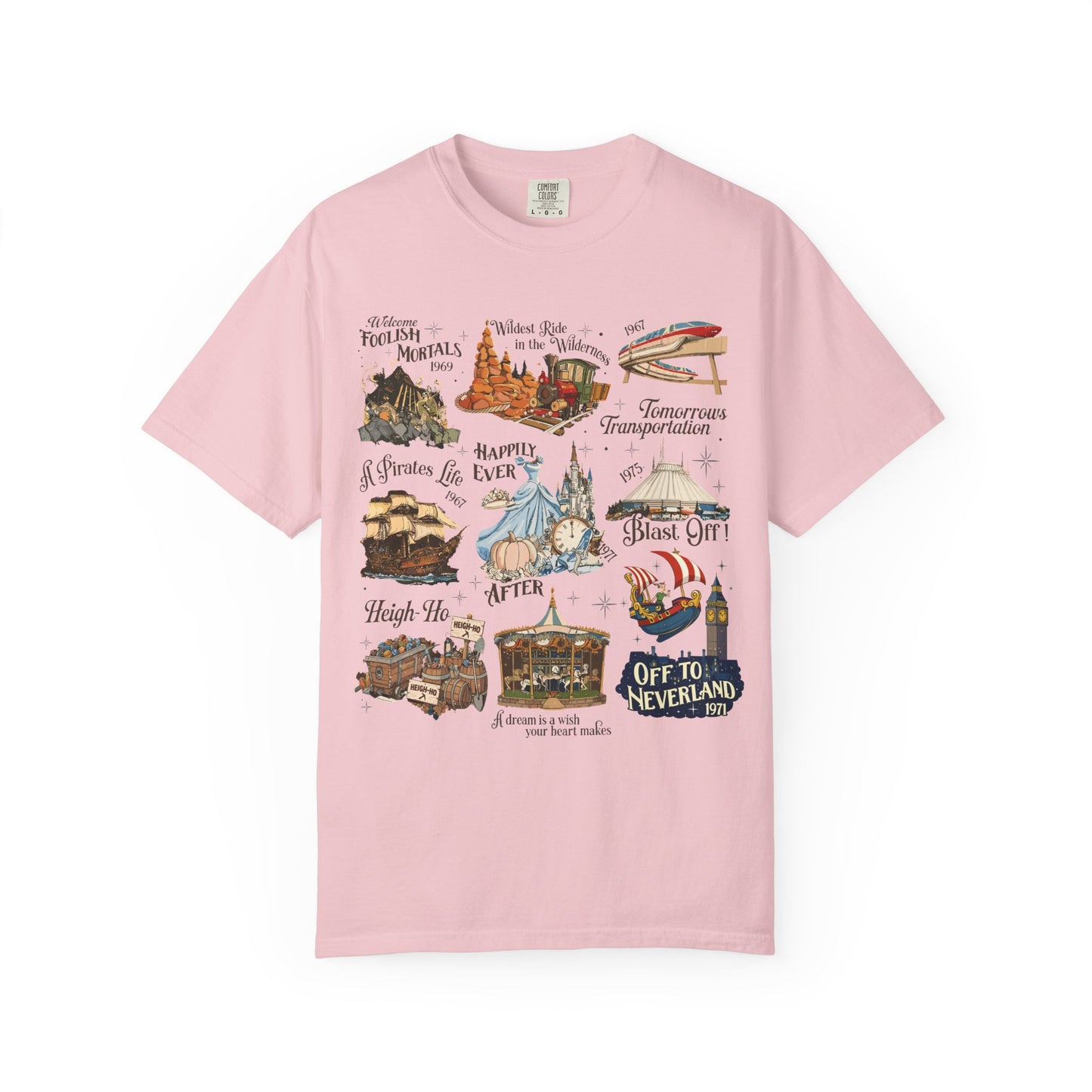 Theme Park Rides T-Shirt — Vintage Attraction Tee
