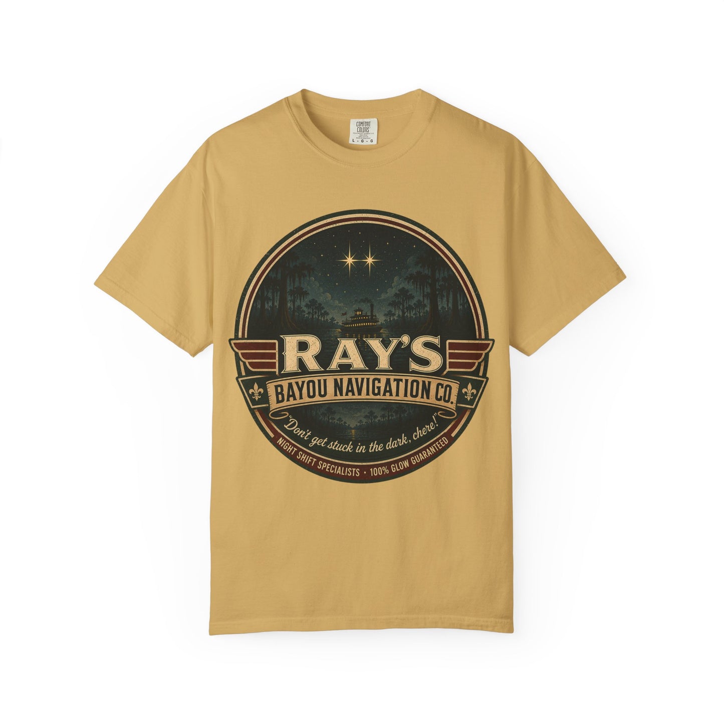 Ray’s Bayou Navigation Co. T-Shirt — Vintage Cajun Bayou Graphic Tee
