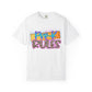 Pre-K Rules T-Shirt, Fun Preschool Shirt, Unisex Garment-Dyed Tee, Back to School Top, Teacher Gift
