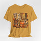Fall Y’all T-Shirt — Cowboy Boots, Pumpkins & Sunflower Autumn Tee
