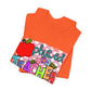 Colorful Faux Glitter Tee - PE Teacher