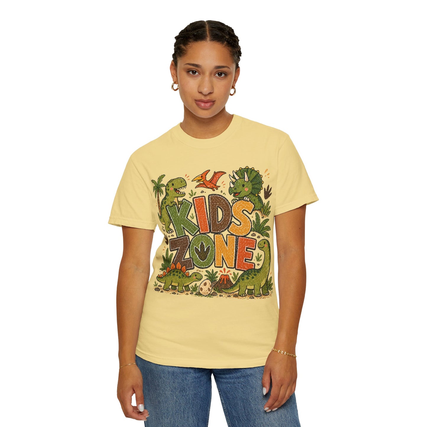 Kids Zone Daycare T-Shirt - Dino Crayon