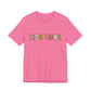 Kids Zone Daycare T-Shirt — Superhero Lettering