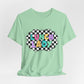 Lunch Lady T-Shirt — Retro Checkerboard Graphic Tee for School Staff & Cafeteria Heroes