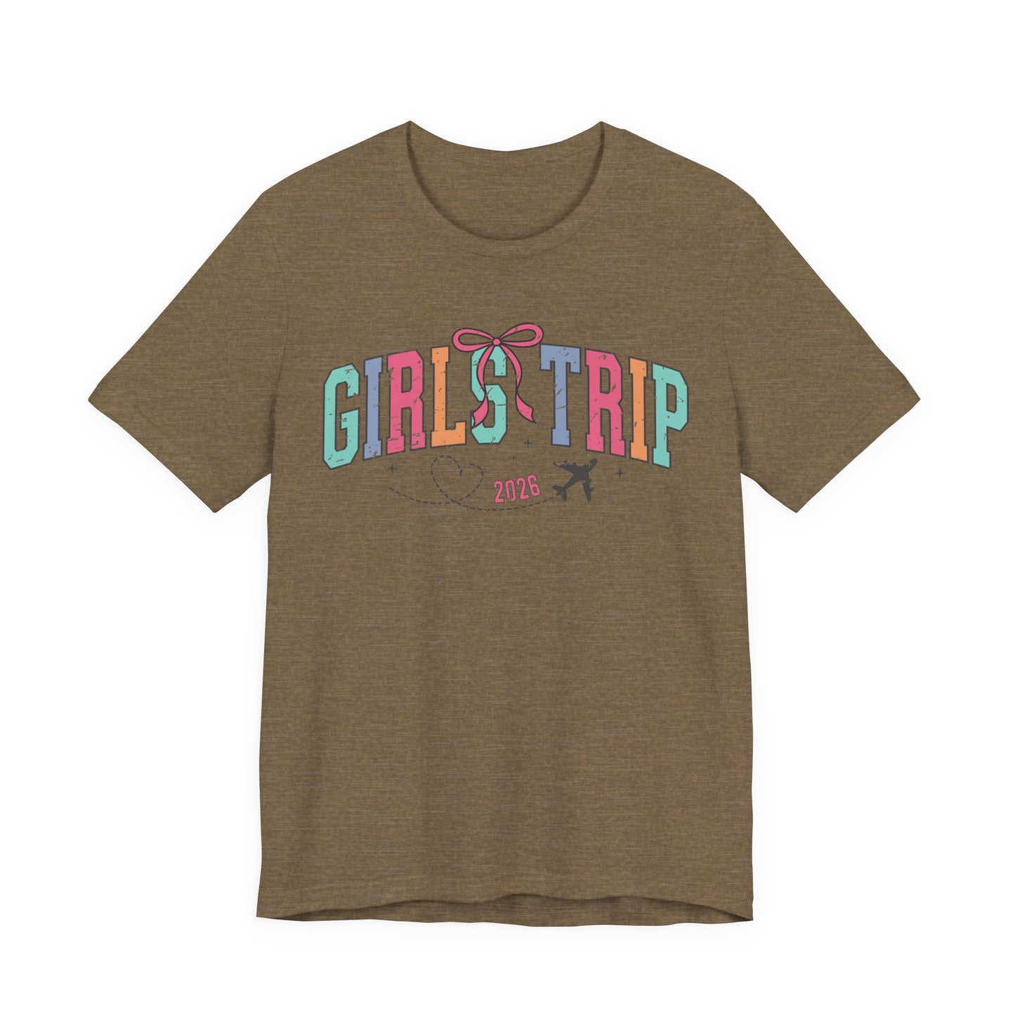 Girls' Trip Tee — Retro Pastel Travel Graphic T‑Shirt (2026)