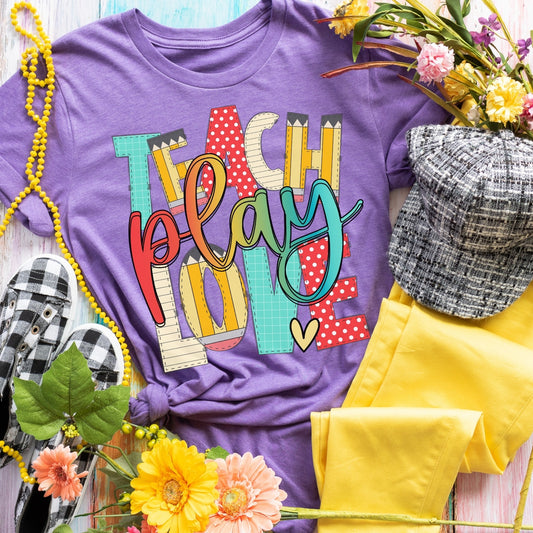 Teach Play Love Tee