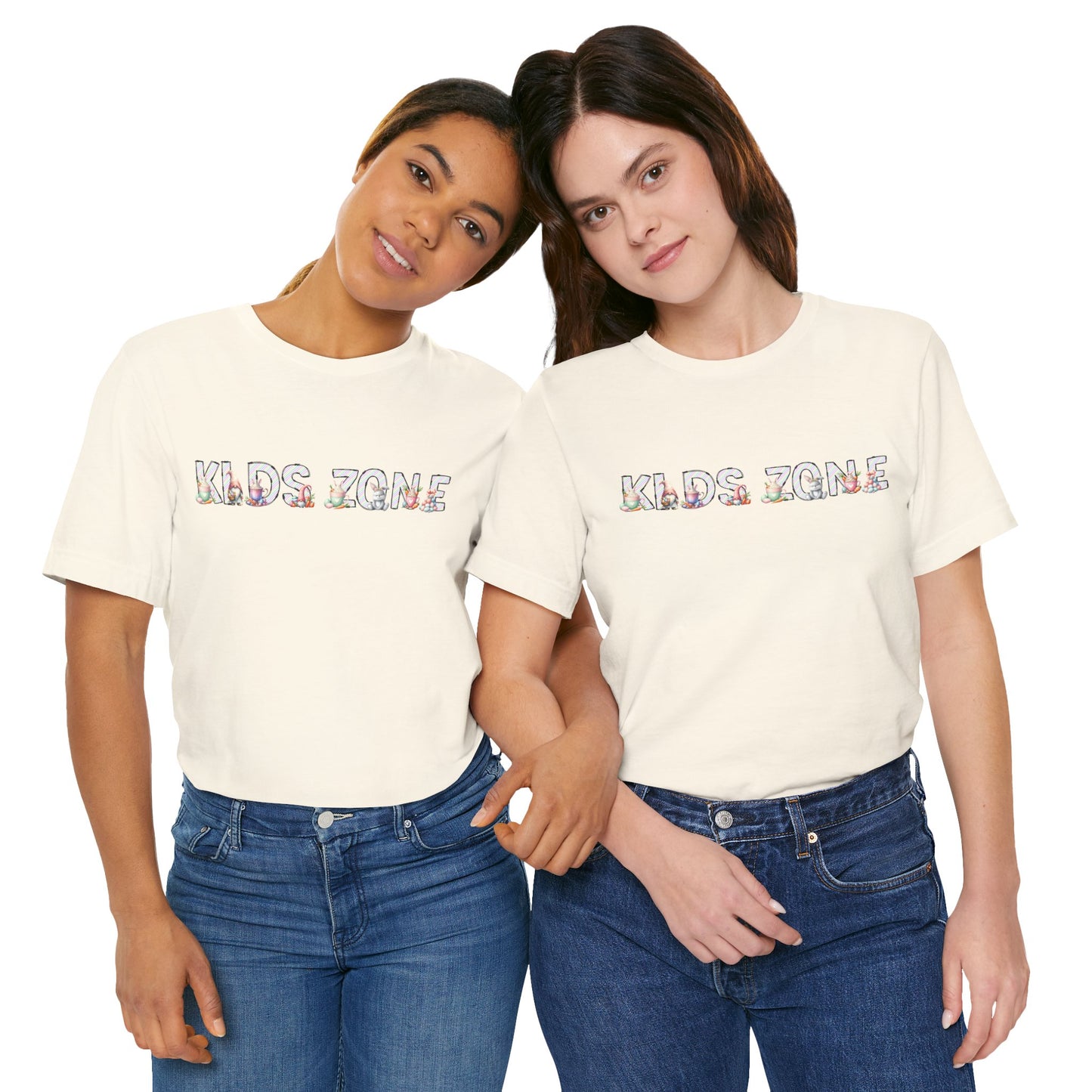 Kids Zone Daycare Easter T-Shirt — Easter Stripes