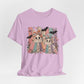 Quilted Cute Ghost Sisters Halloween T-Shirt