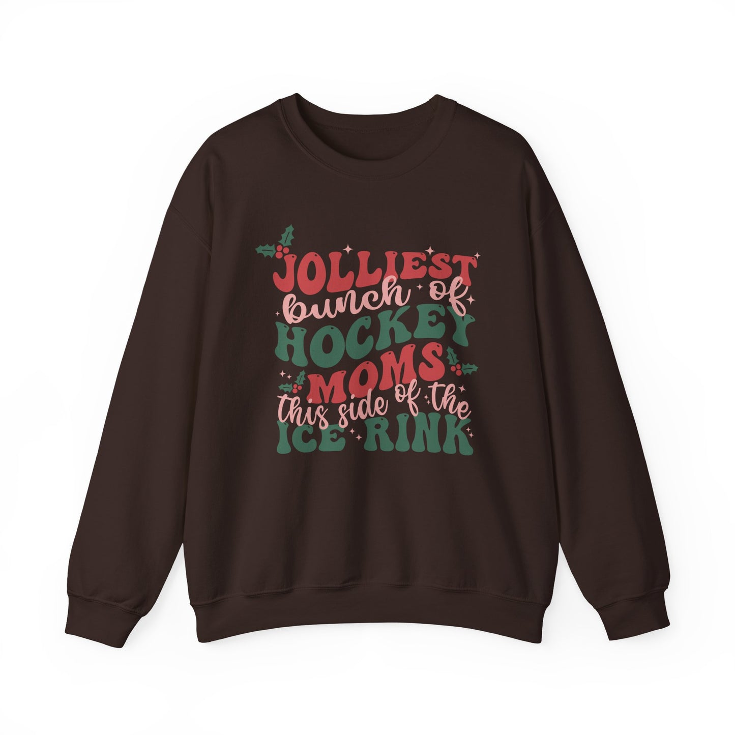 Jolliest Hockey Moms Crewneck Sweatshirt