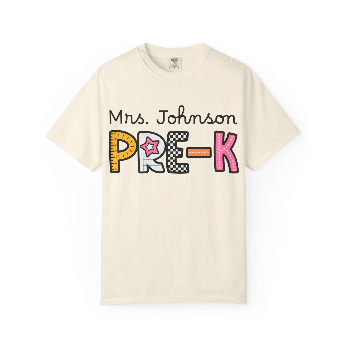 Personalized Pre-K Teacher T-Shirt