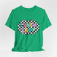 Lunch Lady T-Shirt — Retro Checkerboard Graphic Tee for School Staff & Cafeteria Heroes
