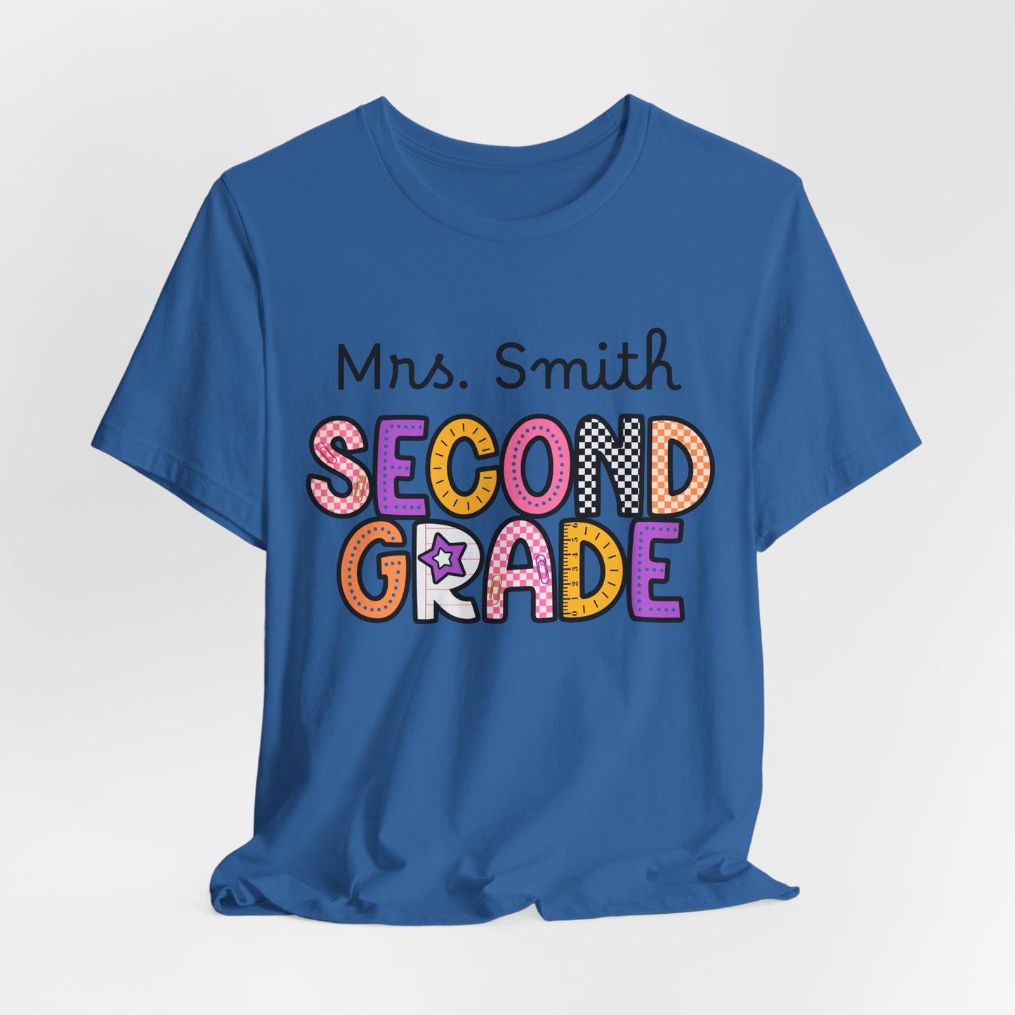 Personalized Second Grade Teacher T-Shirt
