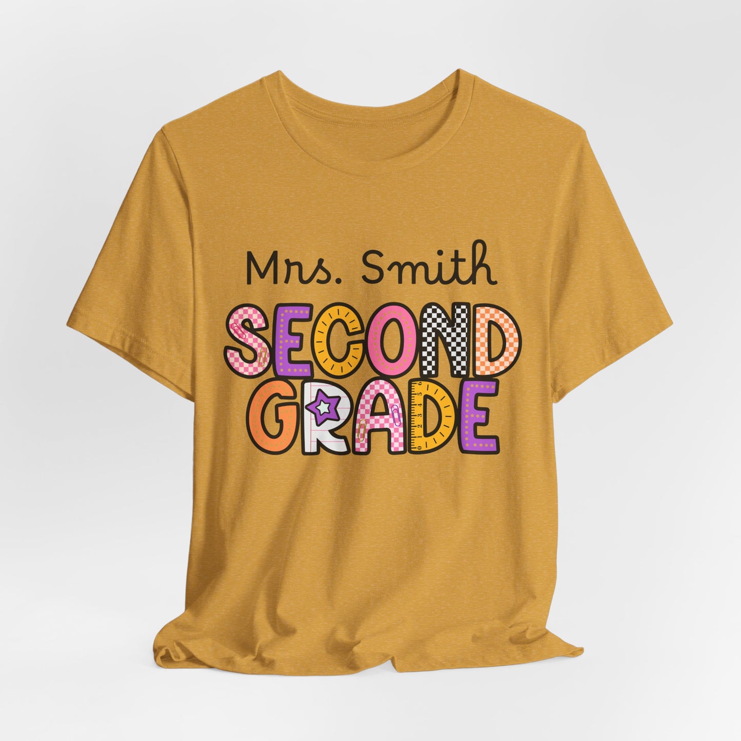 Personalized Second Grade Teacher T-Shirt