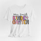 Personalized Colorful Kindergarten Teacher Graphic Tee
