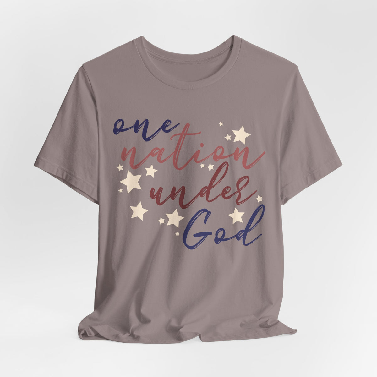One Nation Under God T-Shirt — Patriotic Faith Tee with Stars
