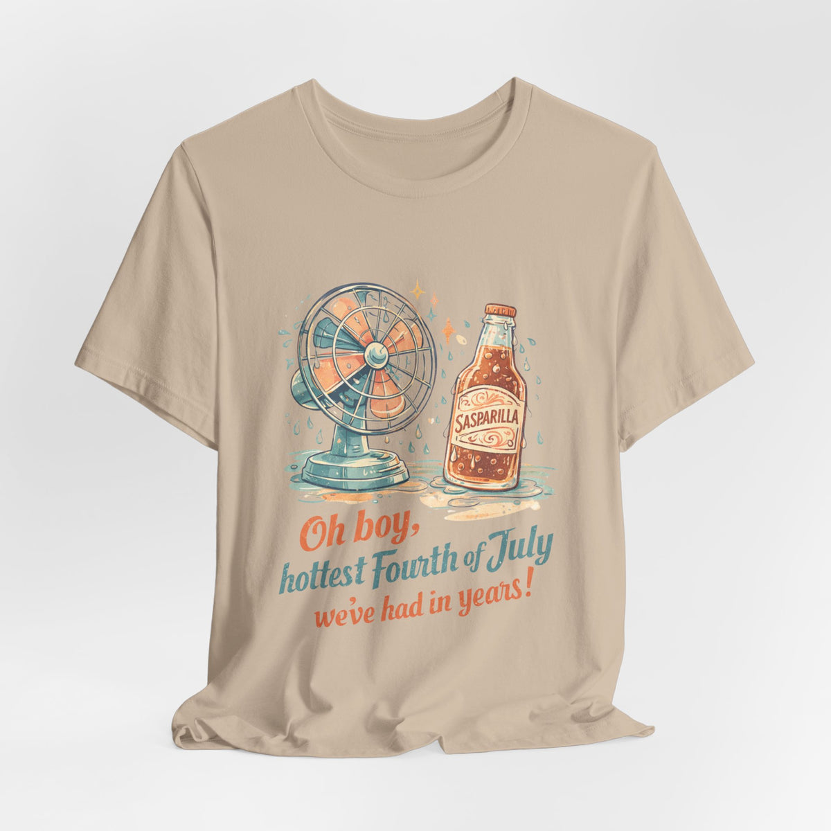 Progress Retro Tee — “Oh boy, hottest Fourth of July we’ve had in years!”
