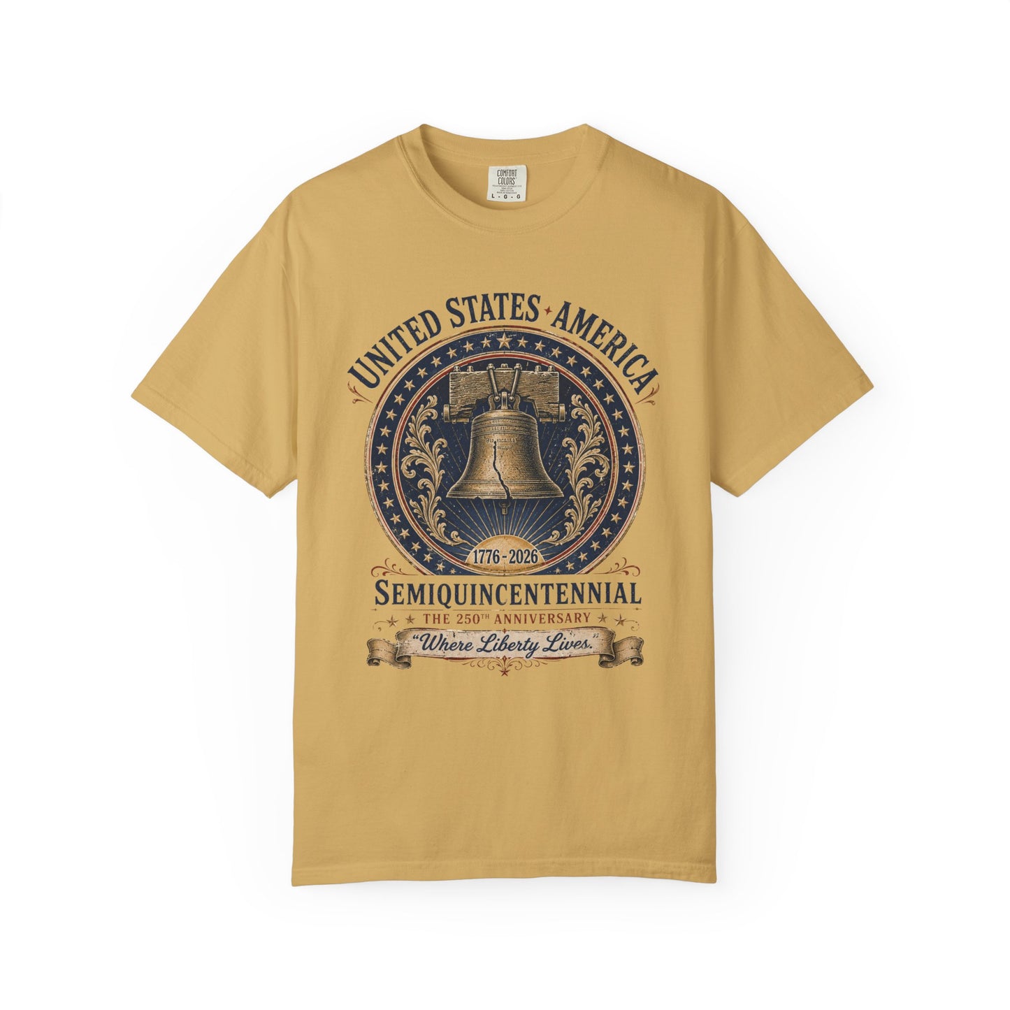 Semiquincentennial Liberty Bell T-Shirt — 250th USA Anniversary Tee
