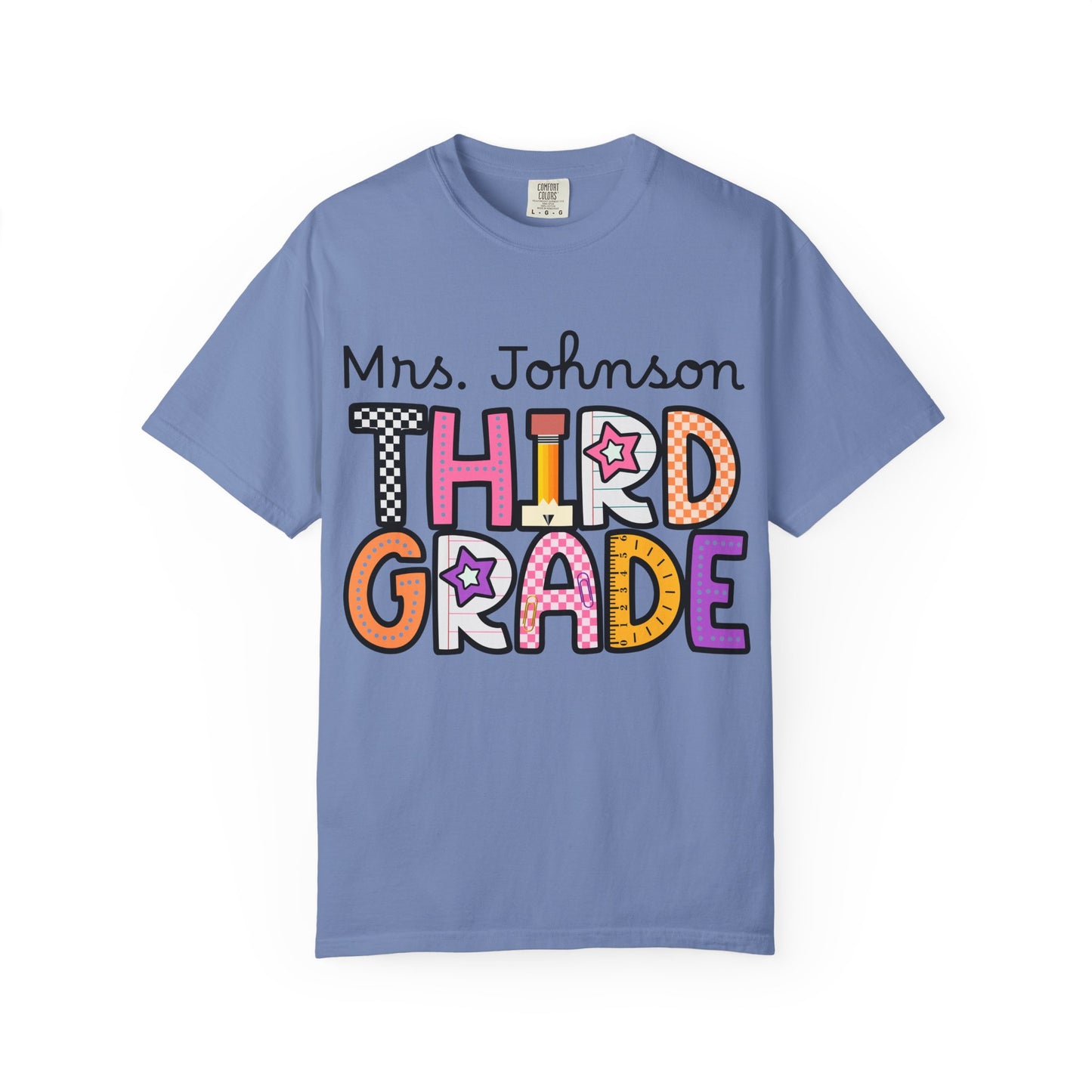 Personalized Third Grade Teacher T-Shirt
