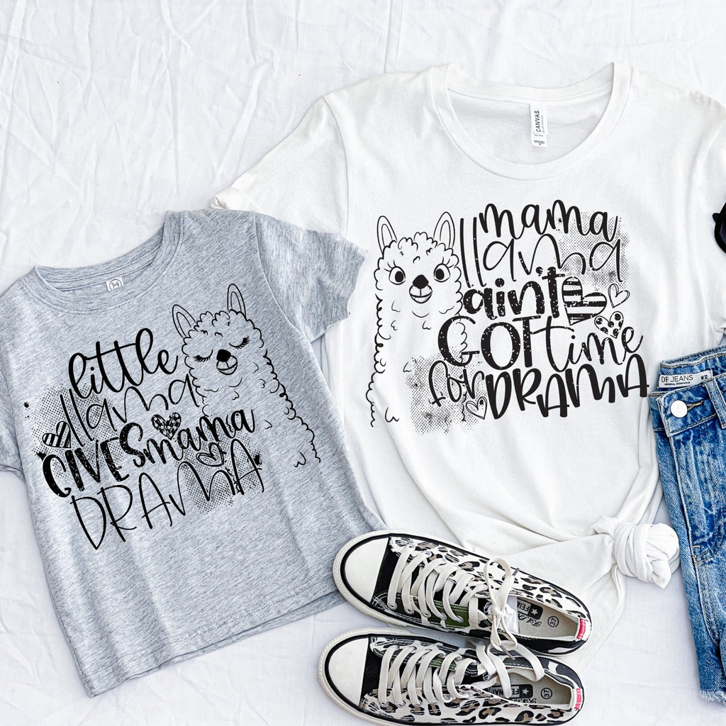 Mommy and Me Llama Tee Bundle