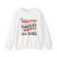 Jolliest Hockey Moms Crewneck Sweatshirt