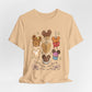 Snack Character T-Shirt — “Just Here for the Snacks” Graphic Tee
