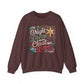 O Holy Night Divine Christmas Star Holiday Sweatshirt Christmas Crewneck