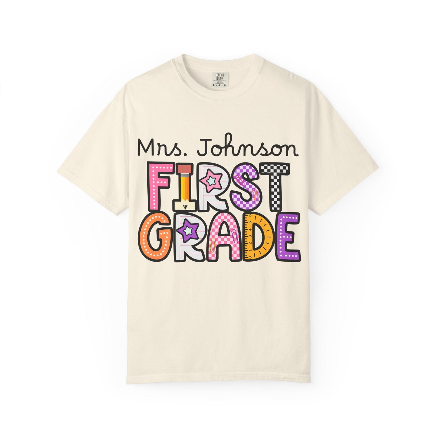 Personalized First Grade Teacher T-Shirt