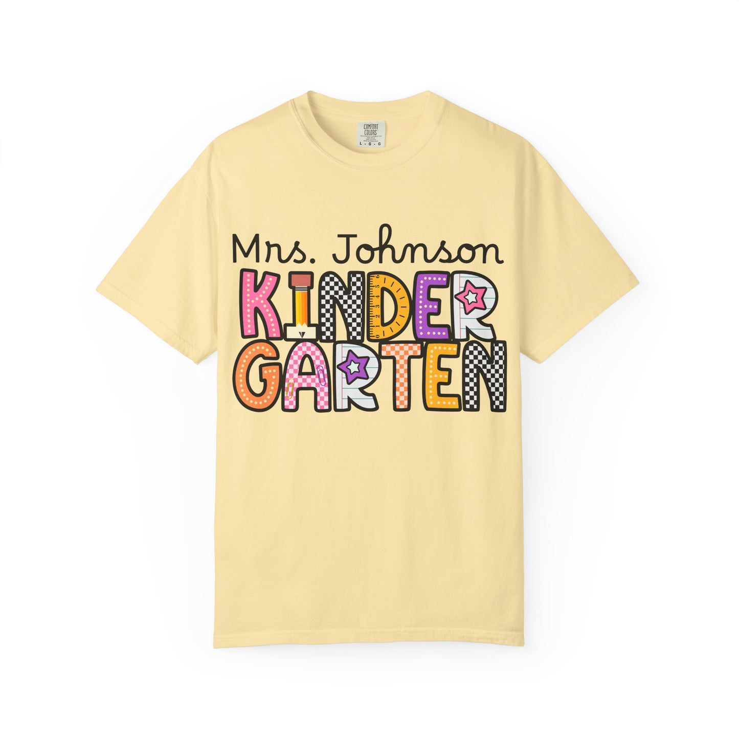 Personalized Kindergarten Teacher T-Shirt