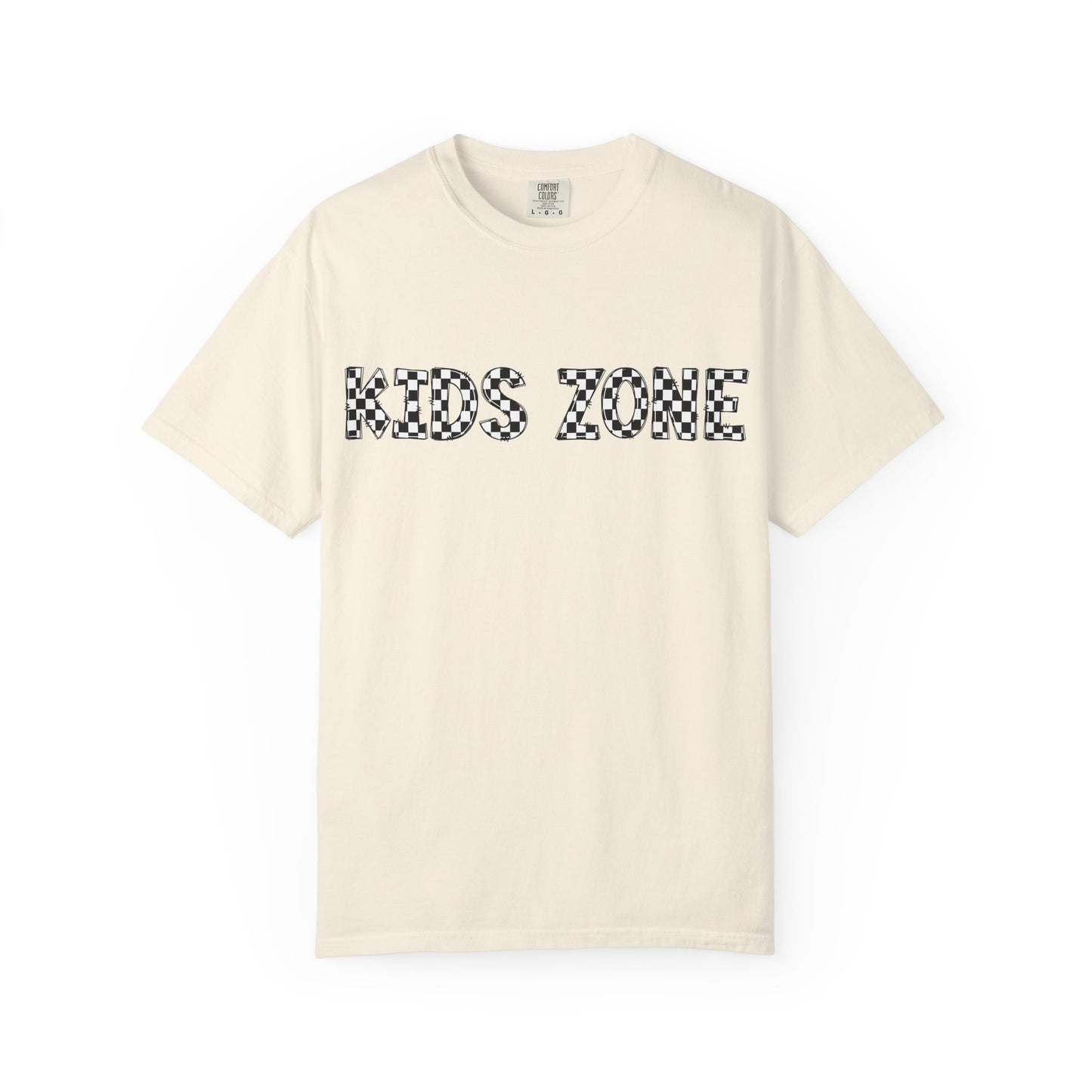 Kids Zone Daycare T-Shirt - Checkered Print