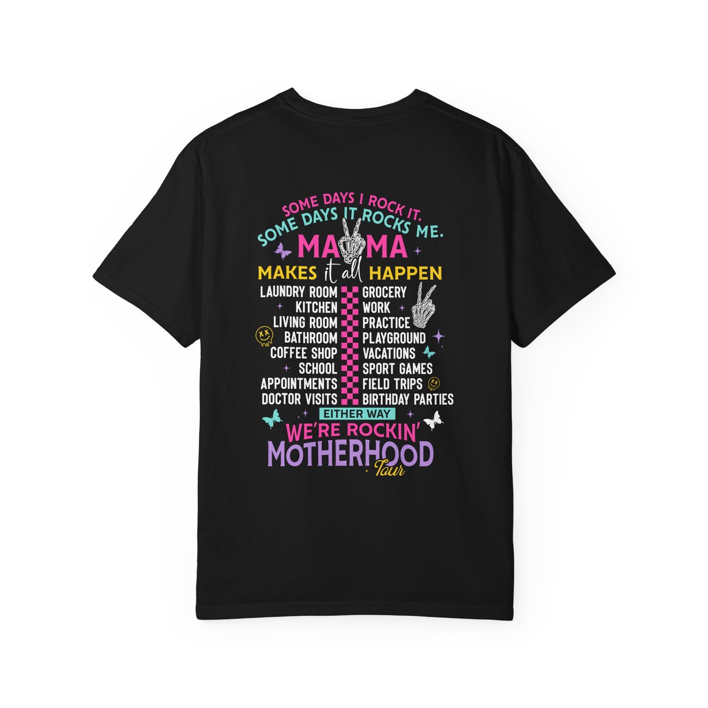 Mama Makes It Happen T-Shirt — Funny Graphic Tee Celebrating Motherhood