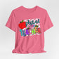 Colorful Faux Glitter Tee - PE Teacher
