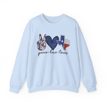 Peace Love Texas Sweatshirt Crewneck