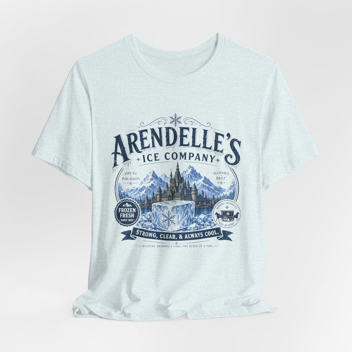 Arendelle's Ice Company T-Shirt — Vintage Mountain Graphic Tee