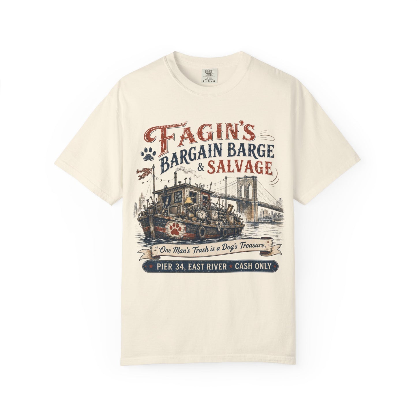 Fagin's Bargain Barge & Salvage Graphic T-Shirt