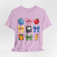 Back-to-School Cute School Supplies Doodles Graphic Tee