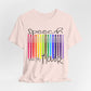 Rainbow Flair Pen School Staff Tee - Speech With Flair