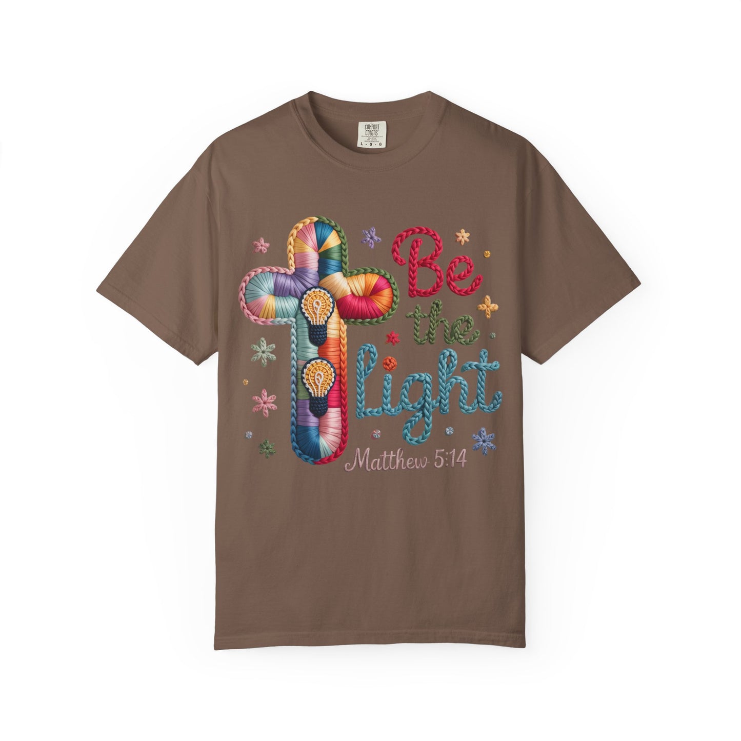 Be the Light T-Shirt — Matthew 5:14 Christian Cross Tee