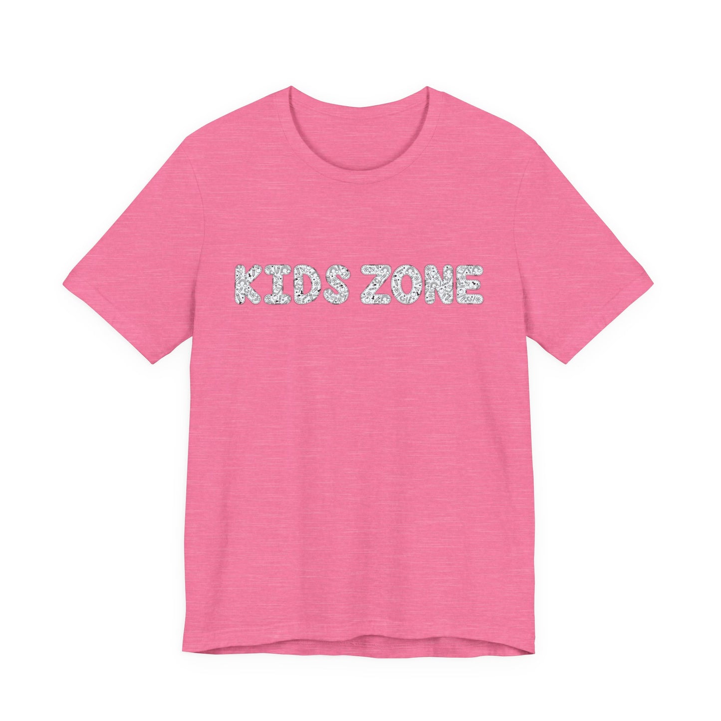 Kids Zone Daycare T-Shirt — School Doodles Lettering