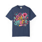 School Nurse T-Shirt — Cute Floral Stethoscope Design