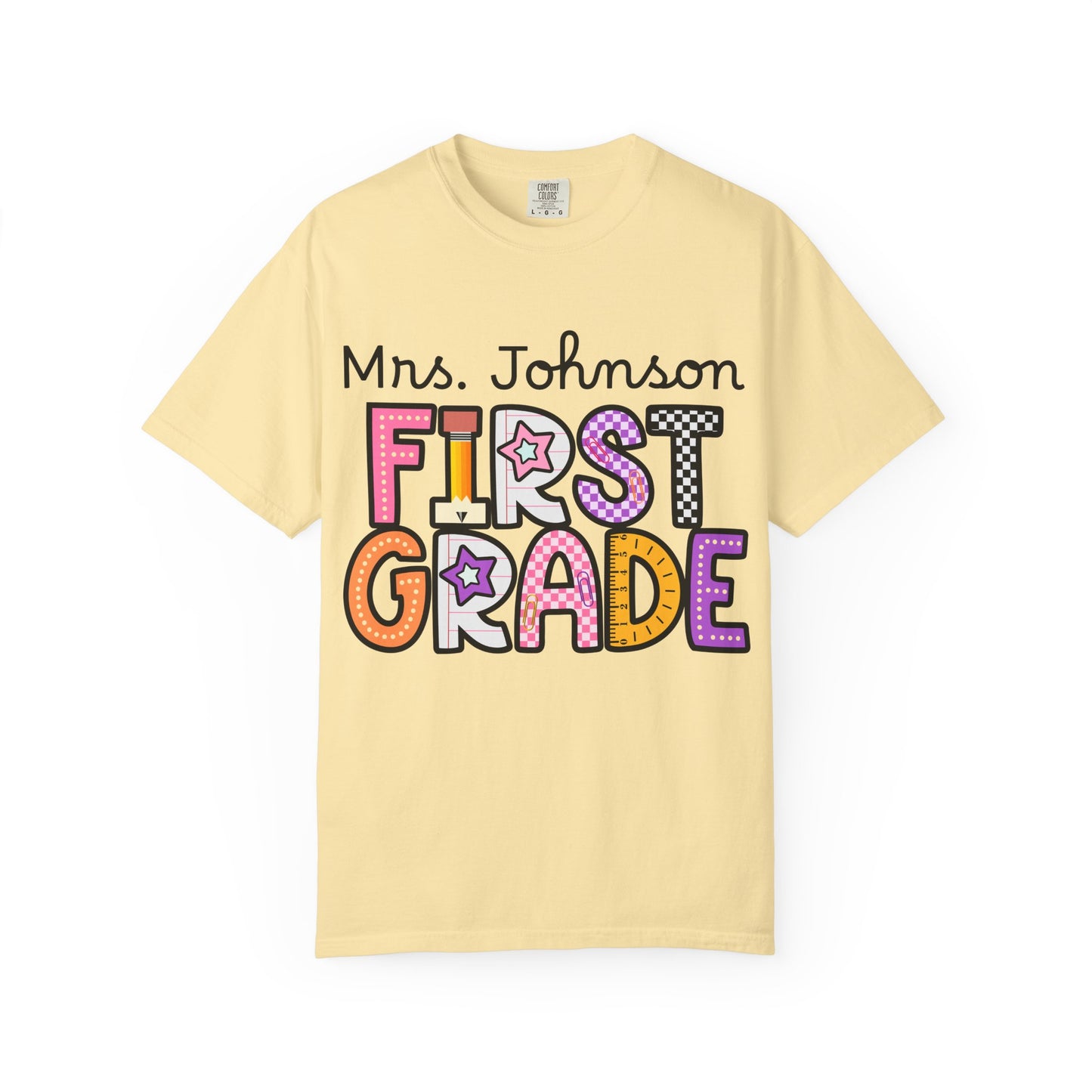 Personalized First Grade Teacher T-Shirt