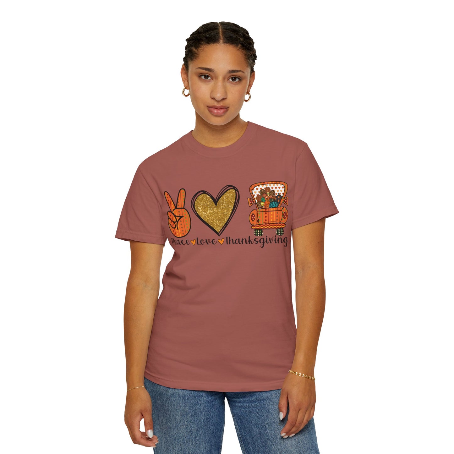 Peace, Love, Thanksgiving Graphic Tee
