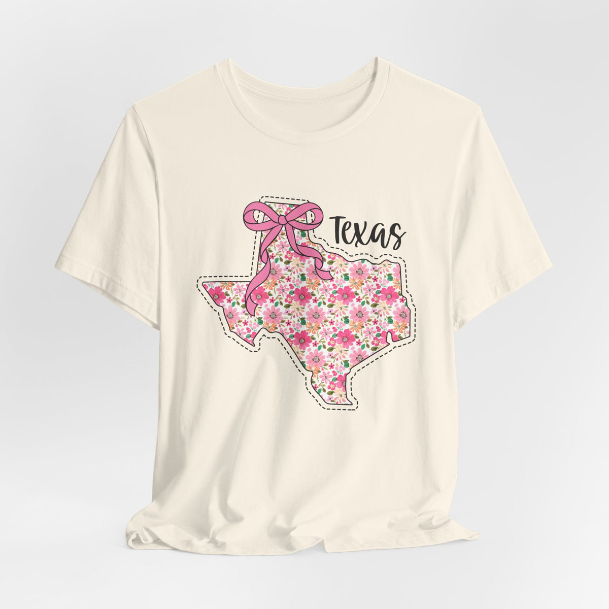 Texas Floral T-Shirt | Unisex Garment-Dyed Tee | Southern Charm Apparel, Gift for Texans, Casual Wear, Spring/Summer Fashion
