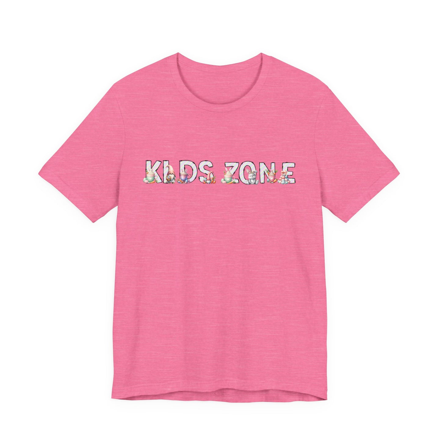 Kids Zone Daycare Easter T-Shirt — Easter Stripes