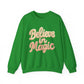 Believe in Magic Cozy Pastel Crewneck Christmas Sweatshirt