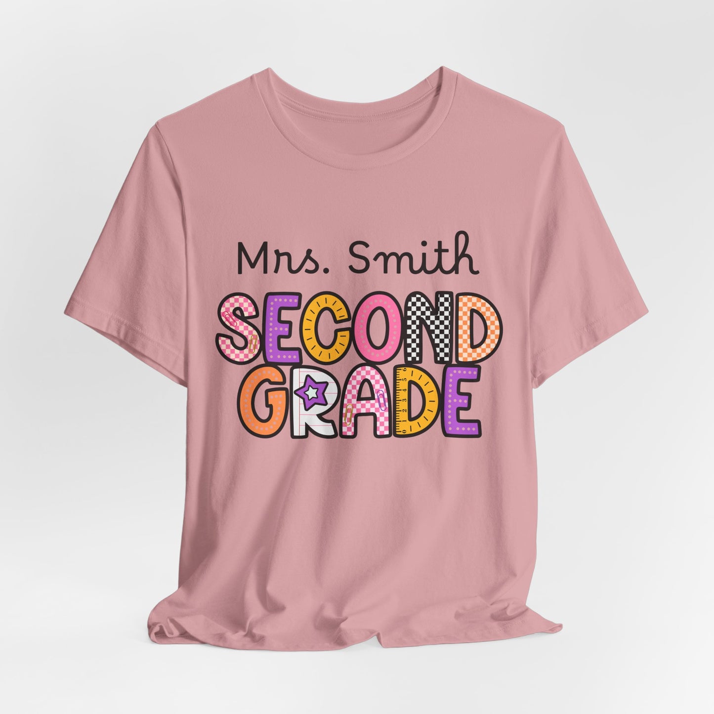 Personalized Second Grade Teacher T-Shirt