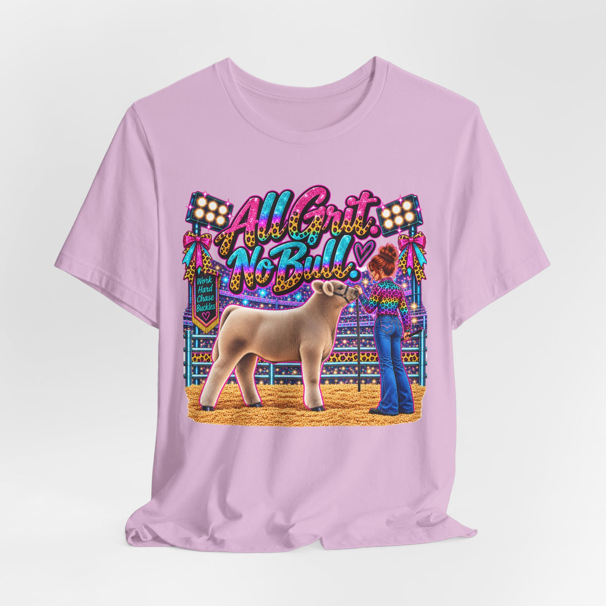 Show Steer "All Grit, No Bull" Livestock Show Tee