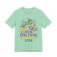 New Orleans Girl Trip 2026 T-Shirt — Mardi Gras Masks Bachelorette Tee